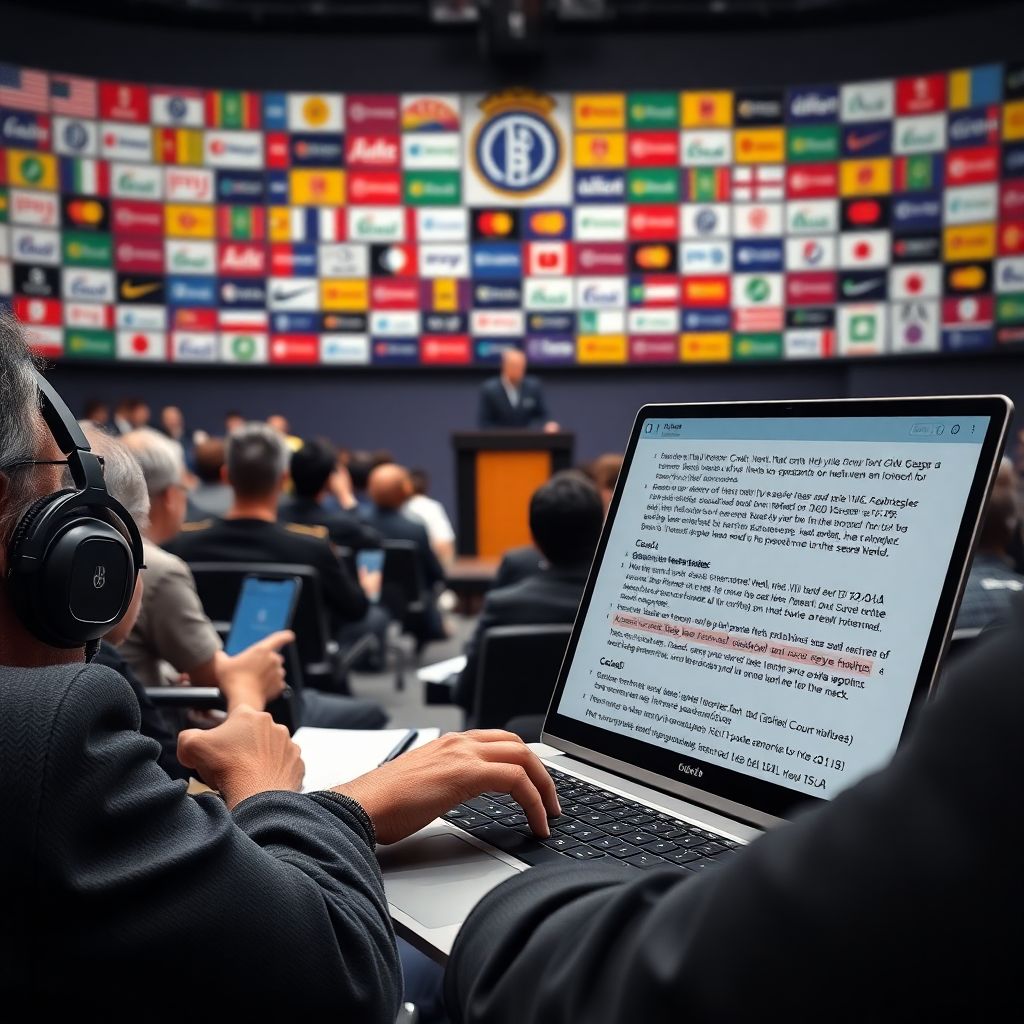 Текстовые трансляции пресс-конференций тренеров: лучшие практики и примеры