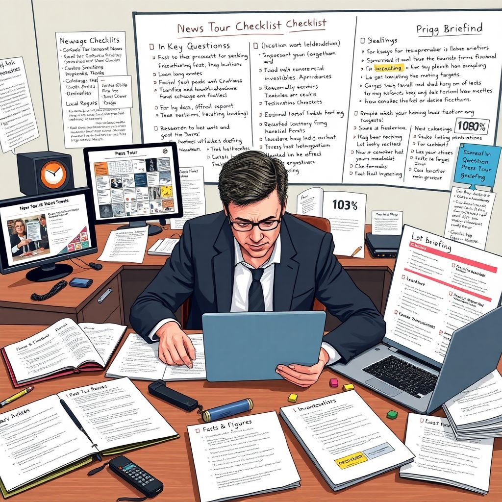 Как подготовиться к брифингу перед туром: чек-листы для журналистов