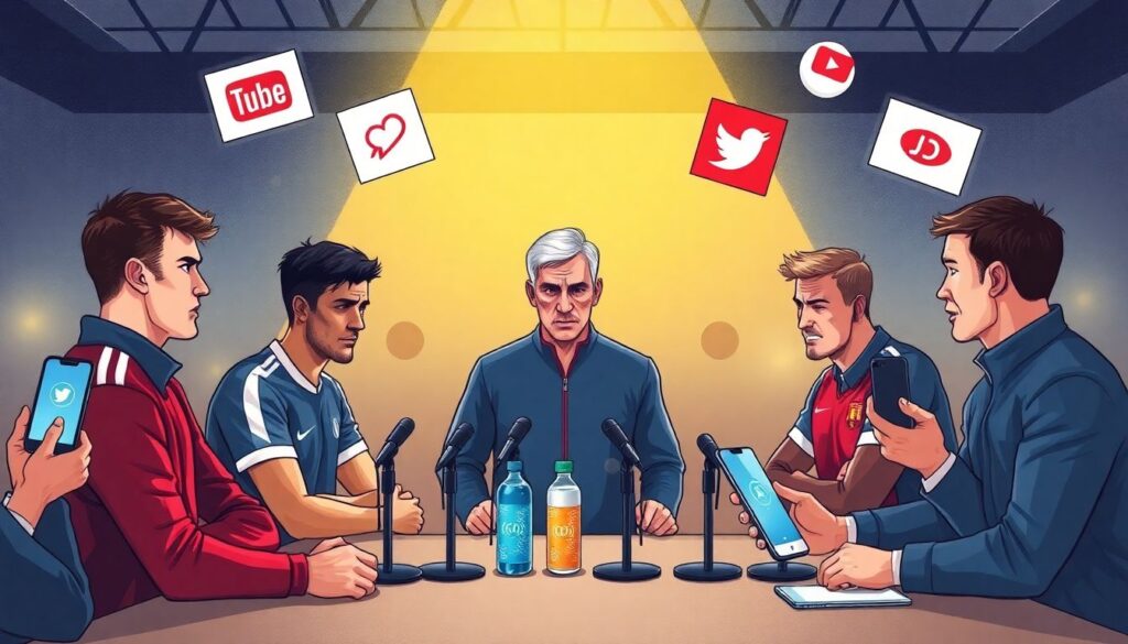 История пресс-конференций в футболе: от первых примеров до современных форматов - иллюстрация