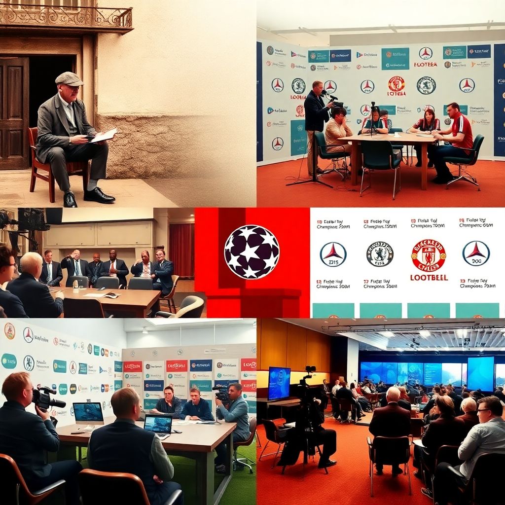 История пресс-конференций в футболе: развитие форматов от истоков до наших дней