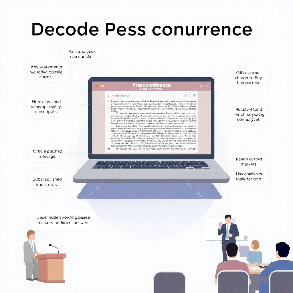 Расшифровка пресс-конференций: как научиться читать между строк в заявлениях