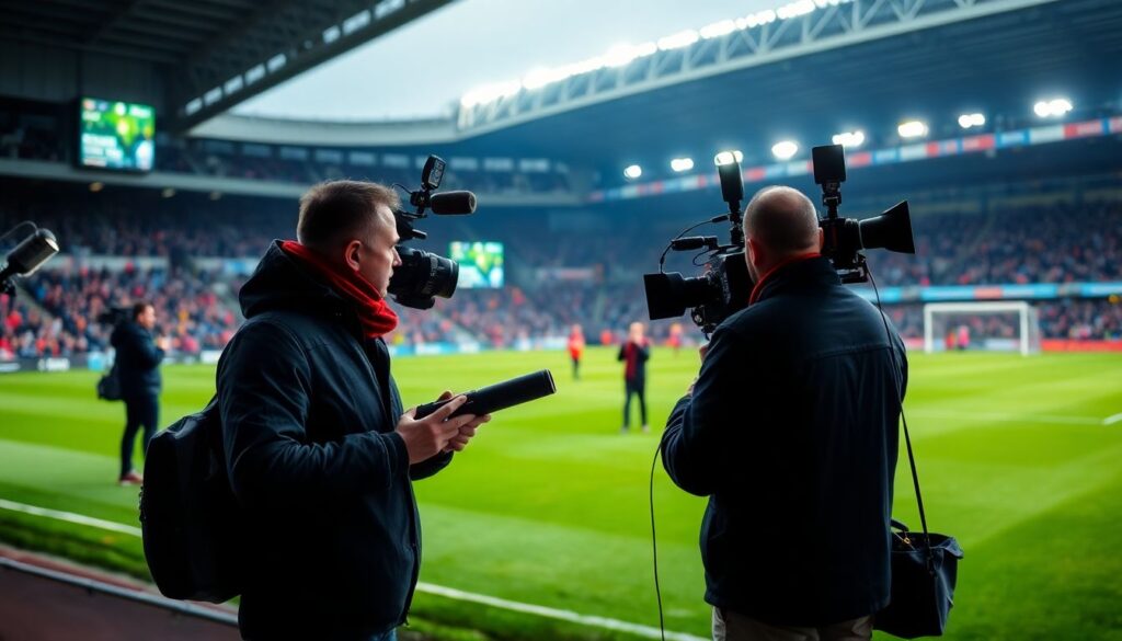 Роль пресс-атташе на матчах и после брифинга - иллюстрация