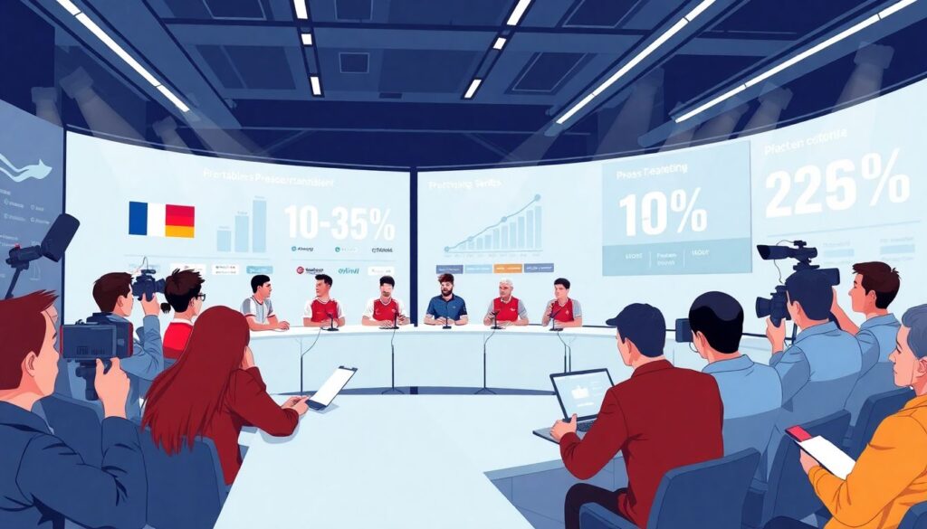 Кейс: успешная пресс-конференция перед важным матчем - иллюстрация