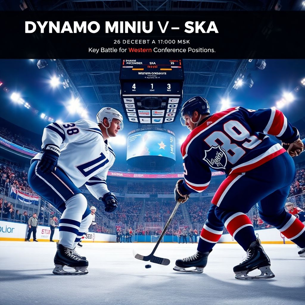 Динамо Минск – СКА: где смотреть онлайн и по ТВ трансляцию матча 26 декабря