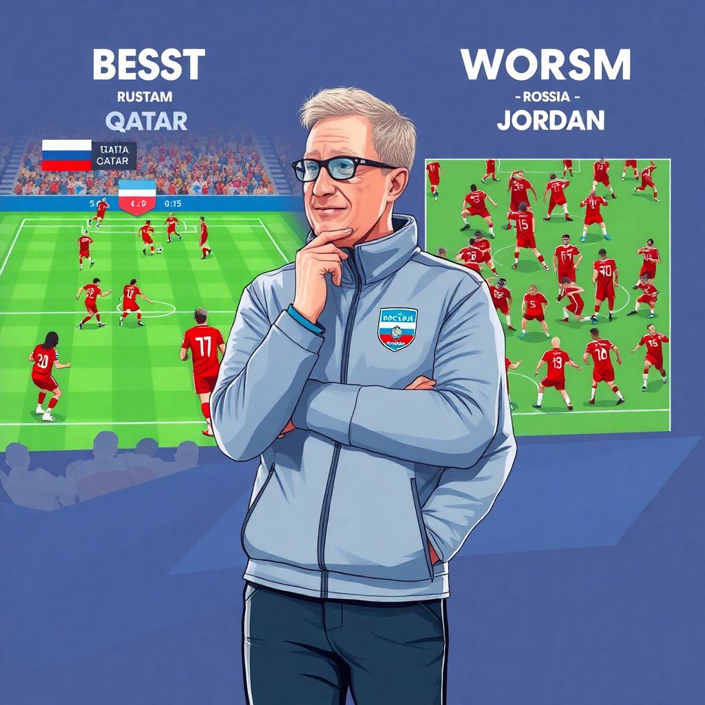 Карпин назвал лучший и худший матчи сборной России в 2025 году